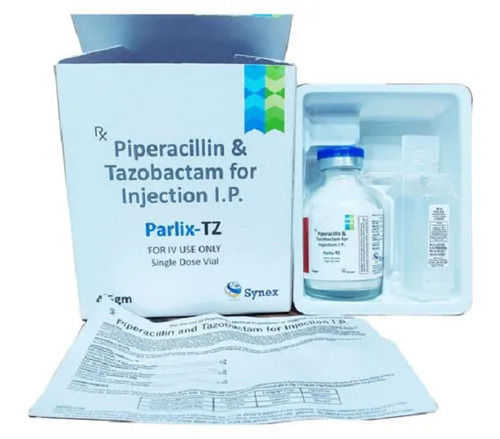 Parlix-TZ Piperacillin And Tazobactam Antibiotic Injection, Single Dose Vial