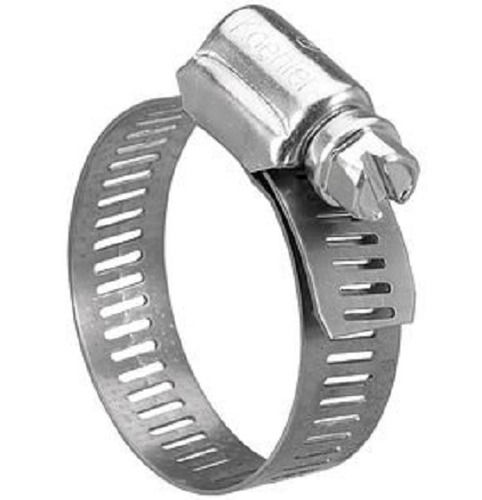 Polished Stainless Steel Circular Hose Clip For Pipe Fitting, 38 Mm Thick 