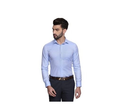 Skin Friendly Formal Wear Mens Regular Fit Full Sleeves Plain Cotton Shirt