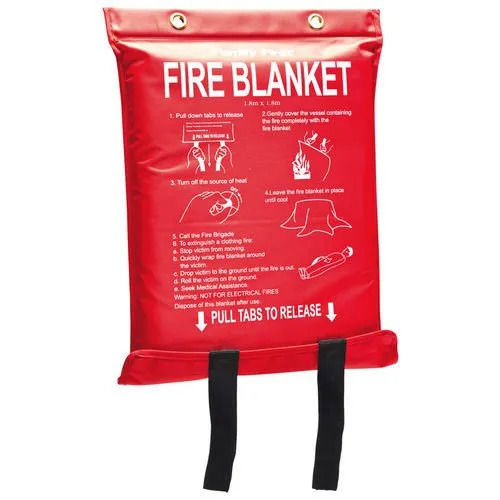 Smooth Texture Flame Retardant Skin Friendly Tear Resistance Fire Safety Blanket