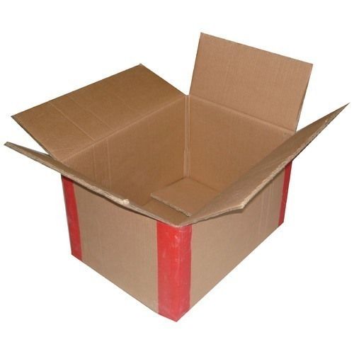 Square Plain Brown Corrugated Boxes For Household Packaging