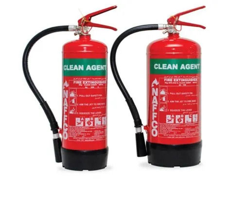 White Sturdy Construction Eco Friendly Clean Agent Fire Extinguishers (Capacity 1 Kg)