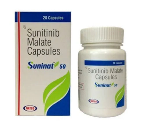 Sunitinib Malate Capsules, 28 Capsules Bottle Pack