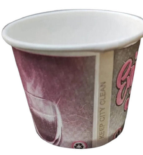 Eco Friendly Use And Throw Disposable Printed Lightweight Paper Tea Cups (50 Ml)