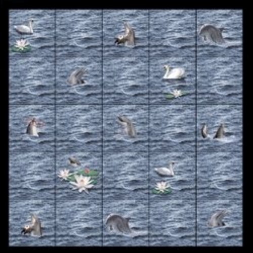 Marble Glossy Blue Bathroom Floor Tiles