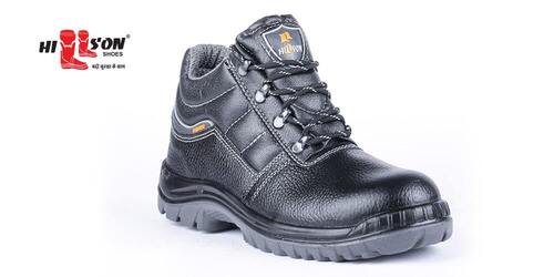 High Ankle Leather Safety Shoes