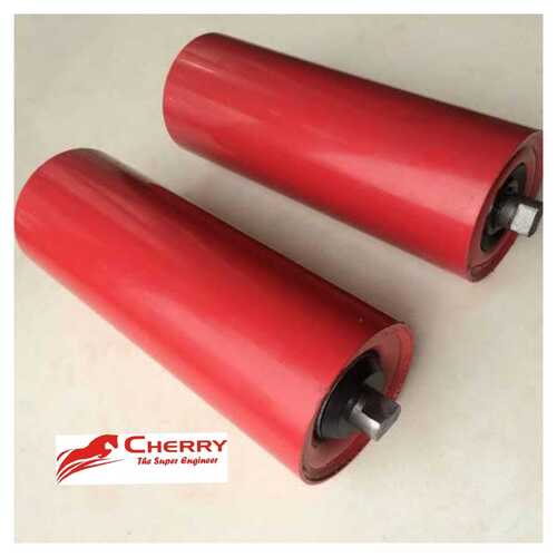 Industrial Maroon Mild Steel Metal Carrying Idler