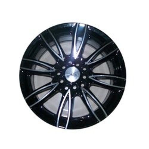 Rust Resistant Black Round Shape Four Wheeler Alloy Wheel, Width 8 Inch Application: Industrial