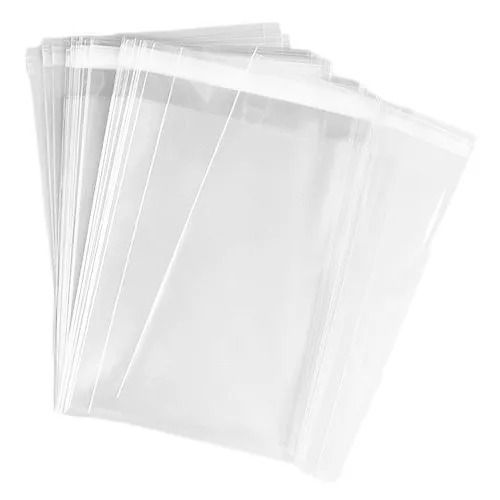 50 Micron 100% Virgin Plain Transparent Plastic Packaging Bag