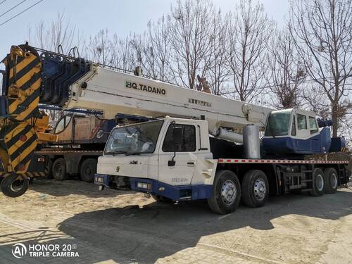 Automatic 55 Ton Tadano Crane With Maximum Travelling Speed Of 80Km/H 