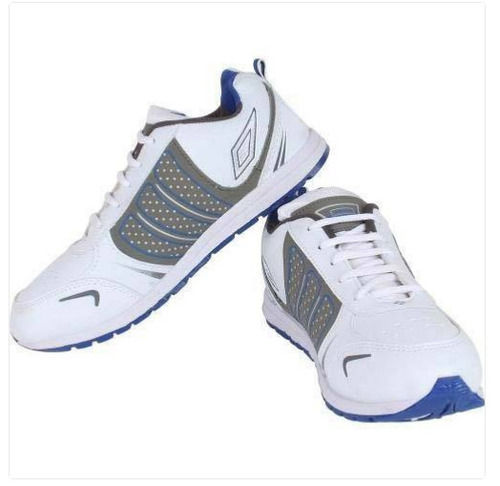 Anti Slip Lightweight Round Toe Lace Up Pu Mesh Pvc Men Sports Shoes