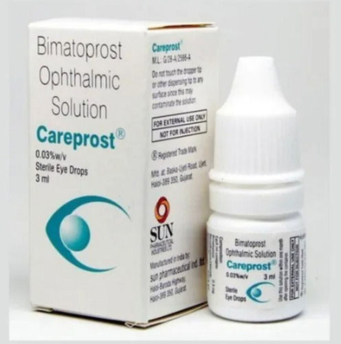 Bimatoprost Ophthalmic Solution Sterile Eye Drops 3ml For Glaucoma
