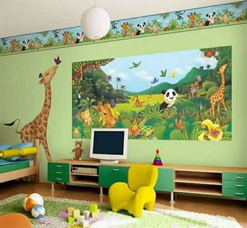 Pvc Kids Designer Wallpaper