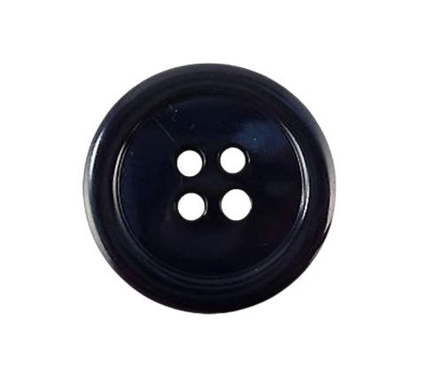 Light Weight Crack Resistance Round Four Holes Flatback Plastic Button (1 Inch)