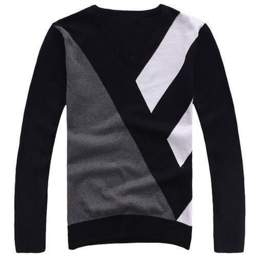 Long Sleeves Style Crewneck Computer Knitted Vomstorm Pullover Sweater