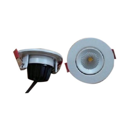 Round Plain Electric Energy Efficient Ceiling Mounted Plastic Led Downlight Color Temperature: 2700-3000 Kelvin (K)