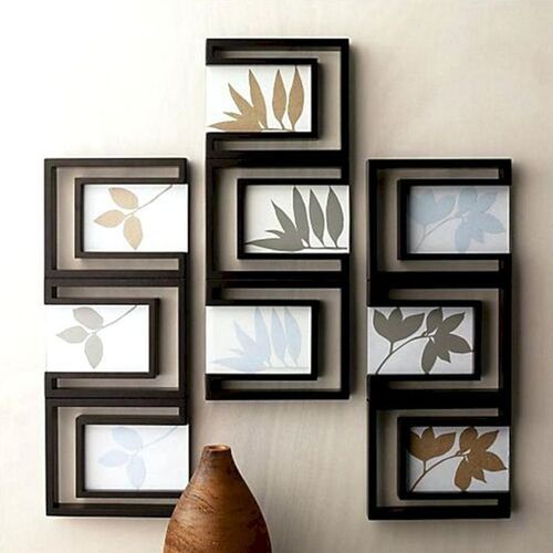 Wooden Decor Frame With Square Shape And Modern Design