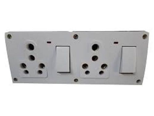 100% Safe Rectangular Shaped Plastic Electrical Modular Switch Board