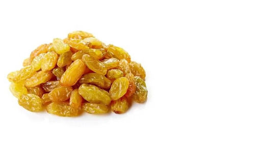 A Grade Oval Shaped Common Sweet Tasty Dried Yellow Kismis 