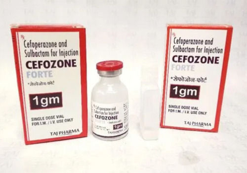 Cefoperfozone And Sulbactam Sodium Injection 1gm Single Dose Vial For IM/IV Use Only