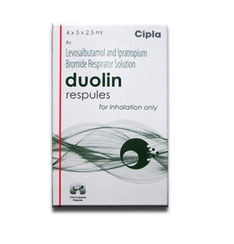 Duolin Levosalbutamol And Ipratropium Bromide Respules Inhaler 4X5X2.5ml For Inhalation Use Only