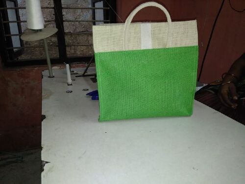 Eco Friendly Dual Color Fancy Jute Bag for Men and Women