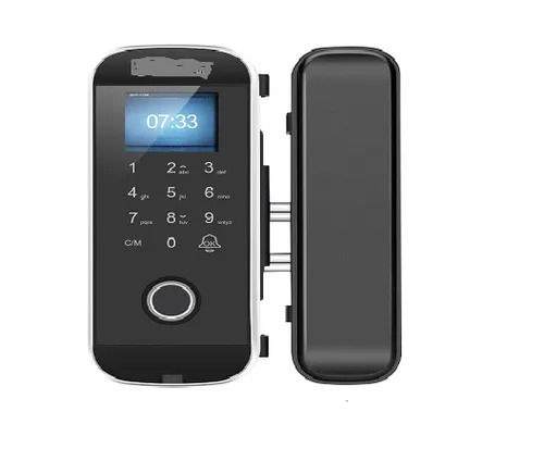 Enhanced Functional Life Scratch Resistant Bluetooth And Biometric Glass Door Lock