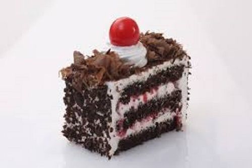 Healthier And Tastier Rectangular Black Forest Chocolate Eggless Pastry Cake