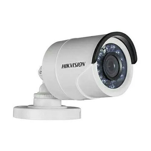 Hikvision Wired 2 MP Bullet Camera - 20-30 m IR Range, Focus Assist | Weather Proof, Reliable Service Life, Ideal for Airports and Hotels