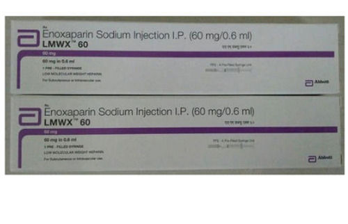LMWX-60 Enoxaparin Sodium Injection 60 mg/0.6 ml, 1 Pre-Filled Syringe Pack