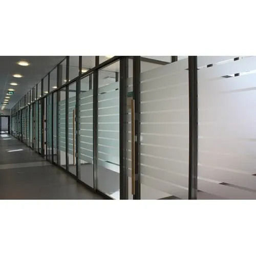 Transparent Long Lasting Rust Proof Plain Pattern Rectangular Aluminum Warehouse Partition