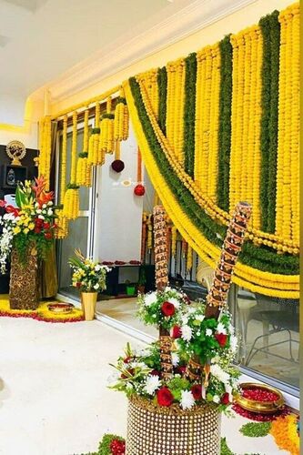 Mandap & Wedding Flower Decoration Services, 7-10 Feet Grade: First Class