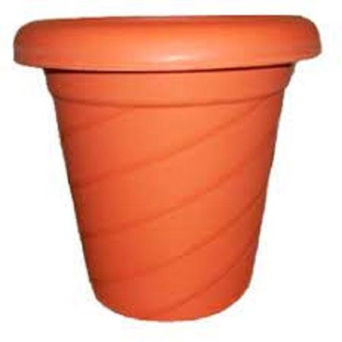 Multi Color 5 Inch Size Decal Effect Environmental Friendly Terracotta Flower Pot