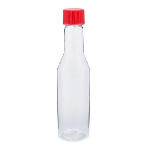 Screw Cap 350 Ml Capacity Pet Material Transparent Plastic Pet Bottles 