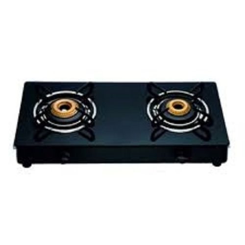 Strong And Durable Lightweight Scratch Proof Glass Top Two Burners Gas Stove