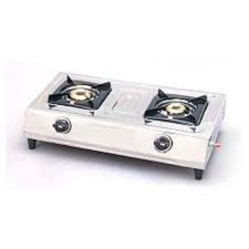 Strong And Durable Lightweight Stainless Steel Two Burners Gas Stove Application: Hospital