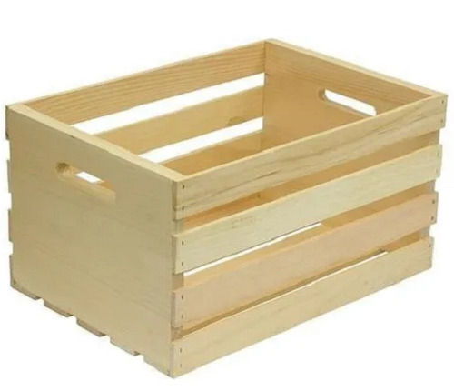 45.7 X 30.5 X 22.9 Dimension Plain Rectangular 2 Way Wooden Storage Crate 