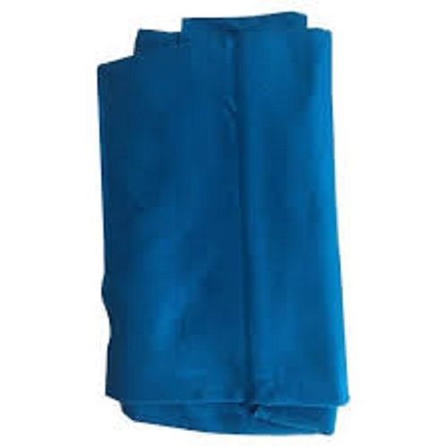 Plain Blue Cotton Knitted Fabric