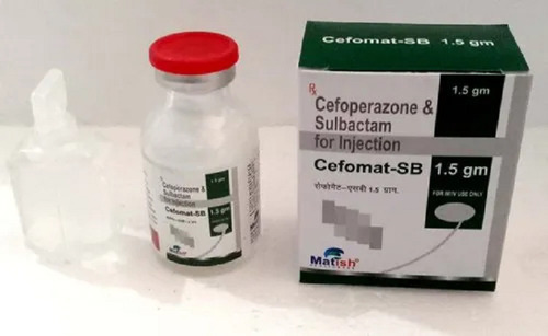 Cefomat-SB Cefoperazone And Sulbactam 1.5 GM Antibiotic Injection