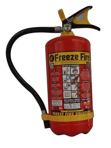 Color Coated Mild Steel Body Squeeze Grip Type Valve 4 Kg Foam Fire Extinguisher