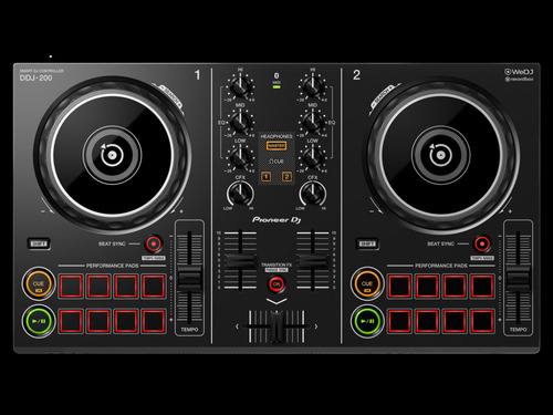 Easy to Use Pioneer DDJ-200 Smart DJ Controller with 1 Year Warranty