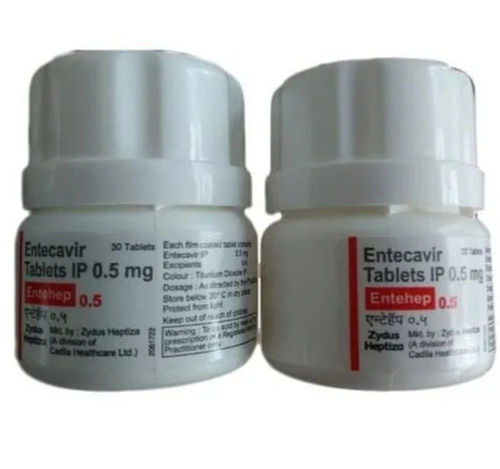 ENTEHEP Entecavir Tablets IP 0.5 mg, 30 Tablets Bottle Pack