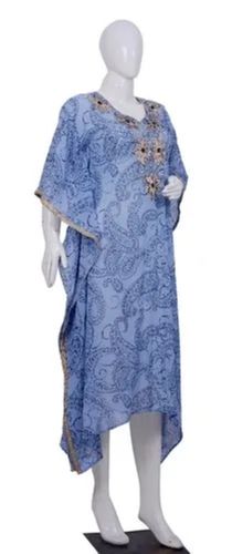 Sky Blue Georgette Kaftan