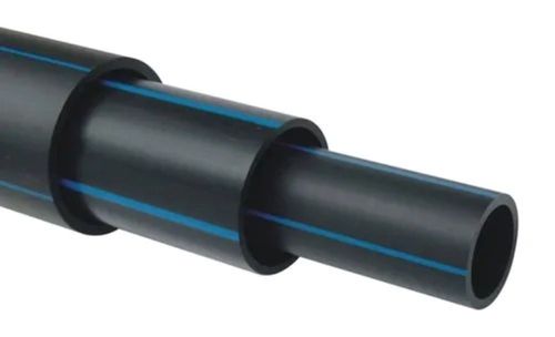 Hdpe Plastic Pipes - High Density, Standard Size, Black - Heavy-duty, Rigid, High Pressure, Leak And Weather Resistant, Easy To Use And Install