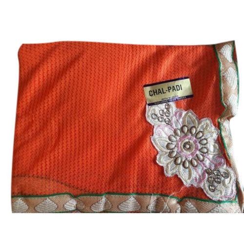 Light Weight Breathable Patch Work Breathable Chiffon Stylish Saree For Ladies