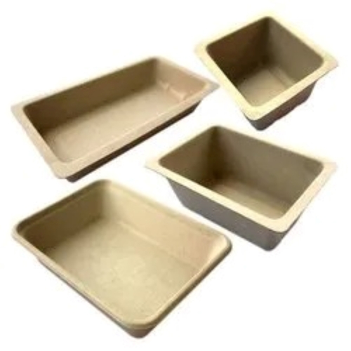 Brown Paper Molded Pulp Tray