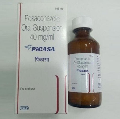 ओरल यूज़ के लिए अलग-अलग उपलब्ध पिकासा पॉसकोनाज़ोल ओरल सस्पेंशन 40Mg/105Ml 