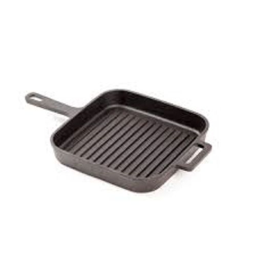 Strong And Durable Lightweight Rust Proof Cast Iron 9 Inch Cookware Grill Pan 