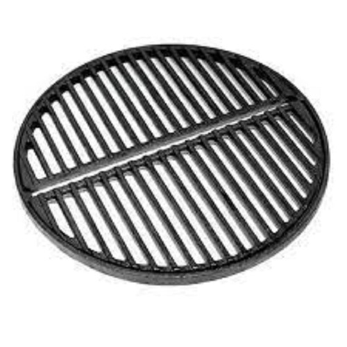 Strong And Unbreakable Round Shaped Polished Rust Proof Cast Iron Grate - Cast Iron, Round Shape, Grey Finish | Durable, Easy to Clean, Resistant to Rust and Corrosion