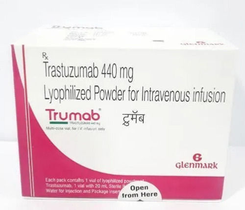  Trumab Trastuzumab 440Mg लियोफिलाइज्ड पाउडर इंट्रावेनस इन्फ्यूजन इंजेक्शन के लिए 